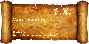 Vass Morella névjegykártya